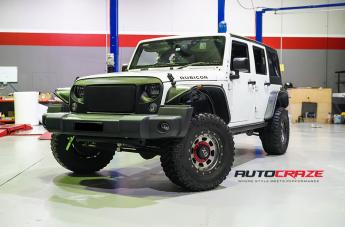 JEEP WRANGLER FMJ XD SATIN BLACK WITH DARK TINT